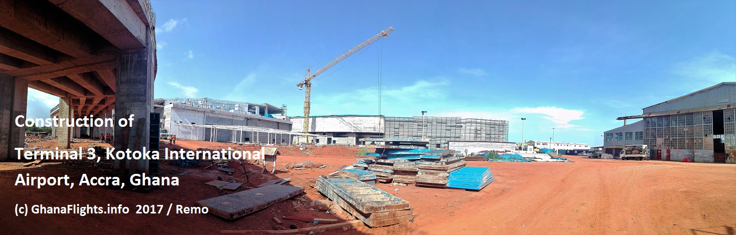 Second panoramic view of Terminal 3 under construction, Accra
