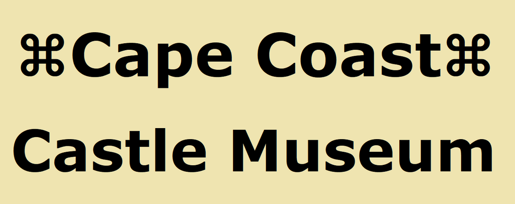 Cape Coast castle museum and Cape coast Castle website Ghana